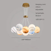 Lustre Sphérique Moderne Réglable en Hauteur LED pour Décoration Maison - Lumin'Art | Marco Lucetti