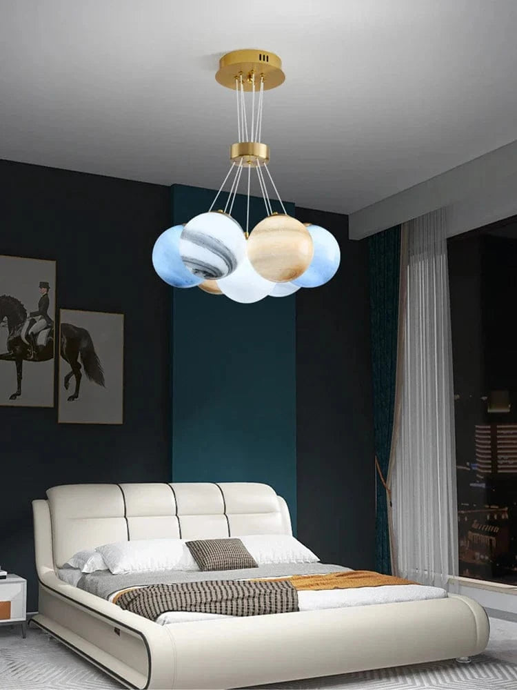 Lustre Sphérique Moderne Réglable en Hauteur LED pour Décoration Maison - Lumin'Art | Marco Lucetti