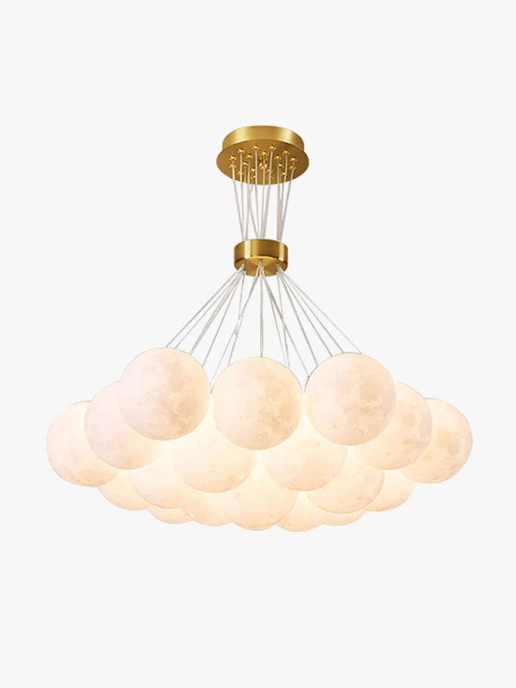 Lustre Sphérique Planète LED Moderne Réglable en Hauteur - Idéal pour la Décoration | Marco Lucetti