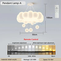 Lustre Starlight™ à abat-jour étoile boule ronde avec gradation télécommandée | Marco Lucetti Lampe à suspension A