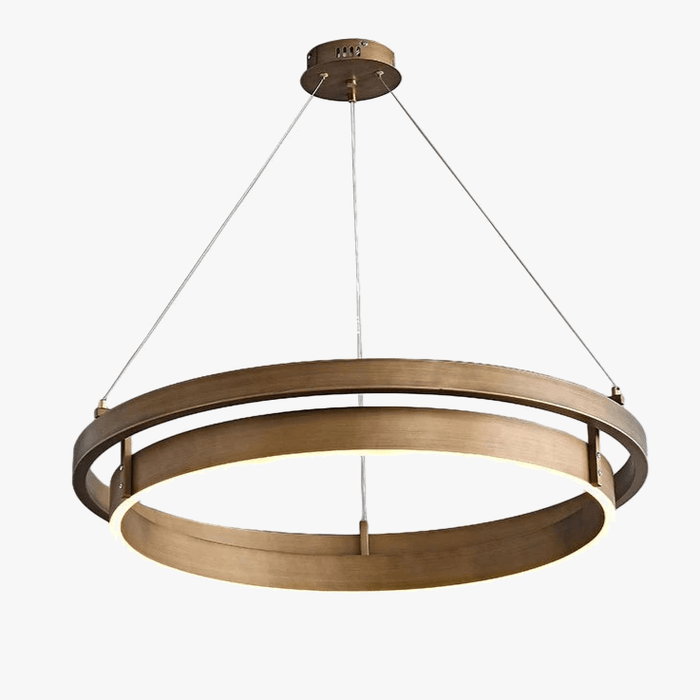 Lustre Style Italie LED Décor Maison Bronze Créatif Rond Minimaliste | Marco Lucetti