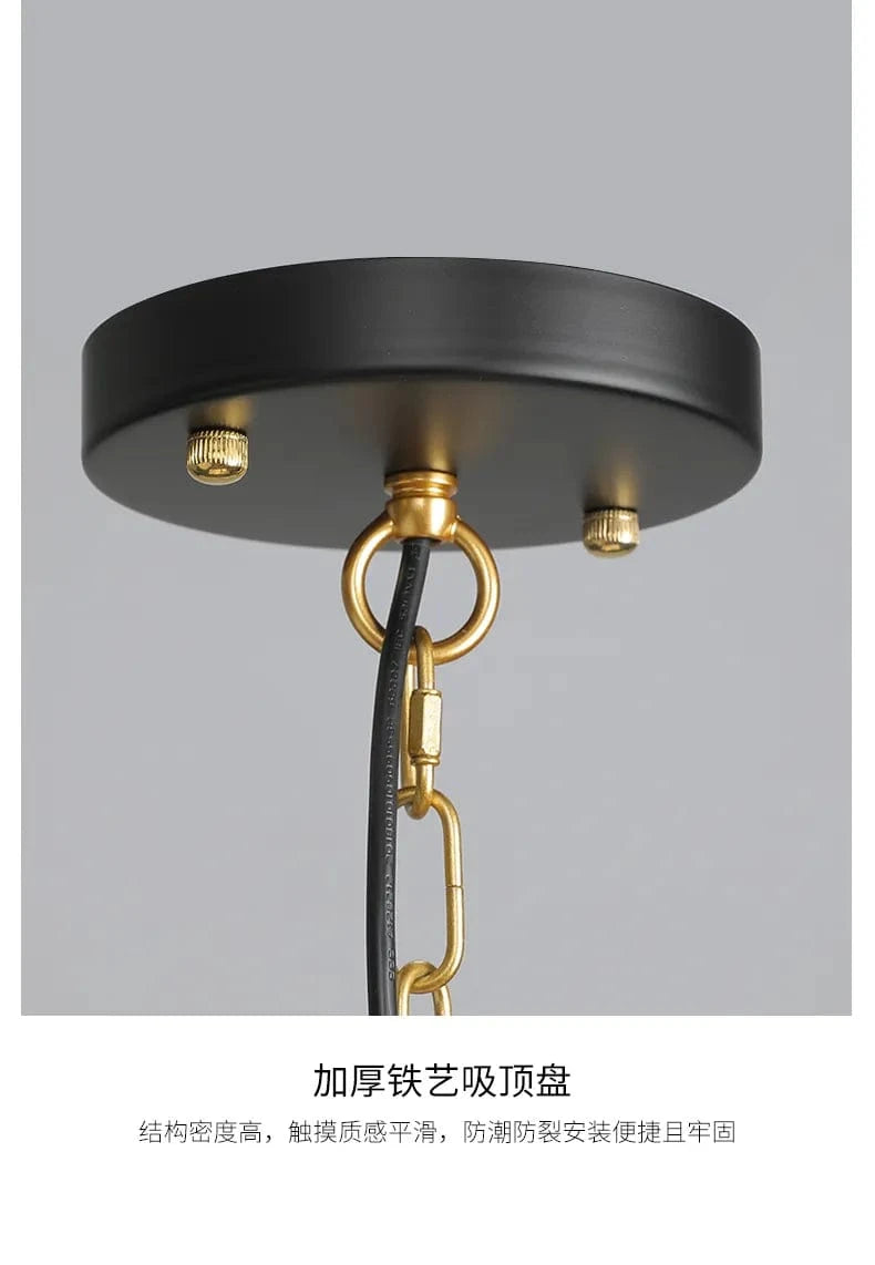 Lustre Suspendu en Fer Rustique Moderne | Marco Lucetti