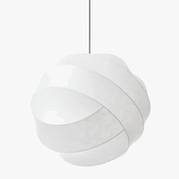 Lustre Suspendu en Soie Wabi Sabi LED - Style Moderne Nordique | Marco Lucetti