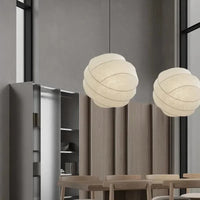 Lustre Suspendu en Soie Wabi Sabi LED - Style Moderne Nordique | Marco Lucetti