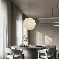 Lustre Suspendu en Soie Wabi Sabi LED - Style Moderne Nordique | Marco Lucetti