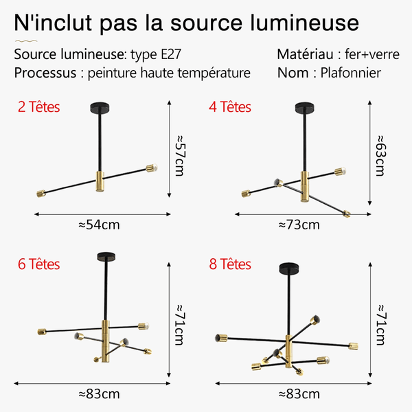 Lustre Suspendu LED Moderne Nordique - Pour Une Décoration Intérieure Élégante | Marco Lucetti