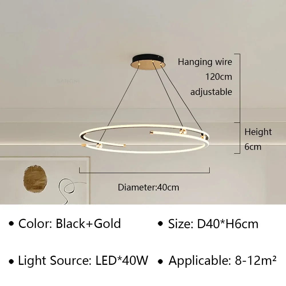 Lustre Suspendu LED Moderne pour Décoration Intérieure | Marco Lucetti