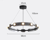 Lustre Suspendu LED Moderne pour un Éclairage Intérieur Décoratif | Marco Lucetti Diamètre 60cm / Blanc chaud