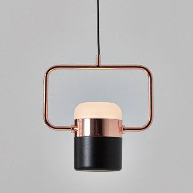 Lustre suspendu LED rose gold | Marco Lucetti B / Chaude