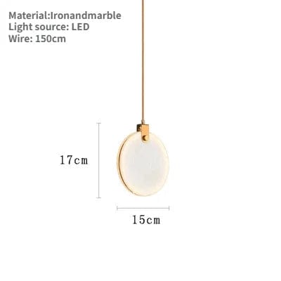 Lustre Suspendu Moderne en Marbre Pour Décoration Ronde - Élégance et Style | Marco Lucetti
