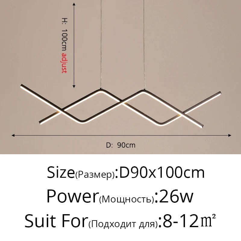 Lustre Suspendu Moderne IntelliLED - Télécommande Incluse | Marco Lucetti