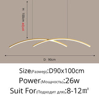Lustre Suspendu Moderne IntelliLED - Télécommande Incluse | Marco Lucetti