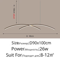 Lustre Suspendu Moderne IntelliLED - Télécommande Incluse | Marco Lucetti