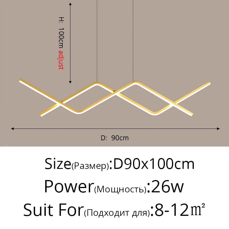 Lustre Suspendu Moderne IntelliLED - Télécommande Incluse | Marco Lucetti