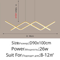 Lustre Suspendu Moderne IntelliLED - Télécommande Incluse | Marco Lucetti