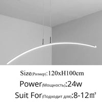 Lustre Suspendu Moderne IntelliLED - Télécommande Incluse | Marco Lucetti Blanc QJ30 / Blanc chaud