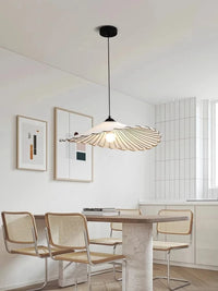 Lustre suspendu nordique en tissu LED pour décoration de la maison | Marco Lucetti