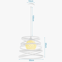 Lustre Suspendu Ruban LED Vintage Moderne Tourbillon | Marco Lucetti