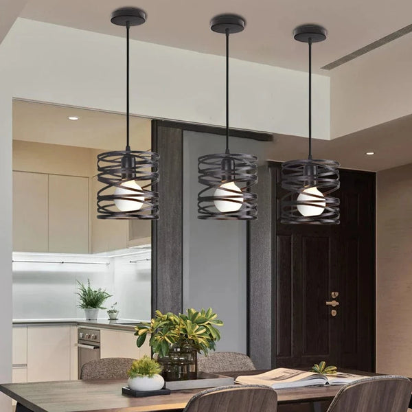 Lustre Suspendu Ruban LED Vintage Moderne Tourbillon | Marco Lucetti