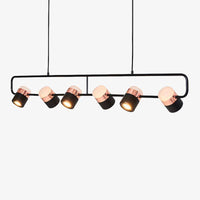 Lustre suspendu LED rose gold