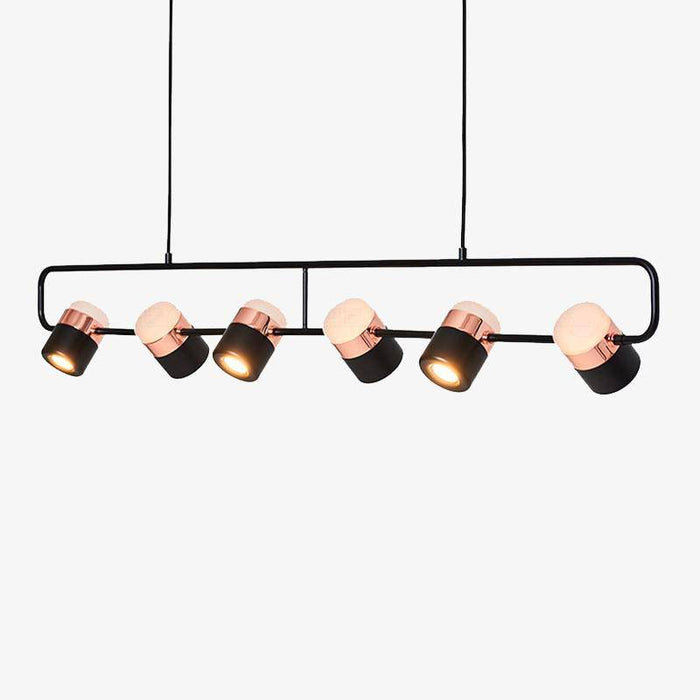 Lustre suspendu LED rose gold