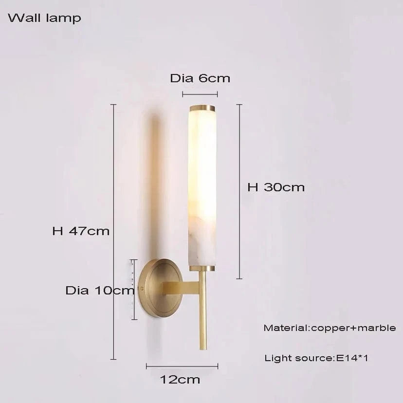 Lustre suspension élégant en marbre naturel LED postmoderne pour villa de luxe | Marco Lucetti APPLIQUE / Cadre argenté / Lumière chaude