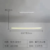 Lustre Suspension LED Design Minimaliste - Lumière Élégante | Marco Lucetti Blanc 60cm / Avec télécommande