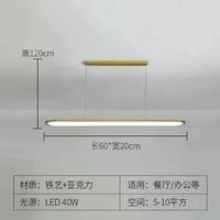 Lustre Suspension LED Design Minimaliste - Lumière Élégante | Marco Lucetti Or 60 cm / Blanc chaud