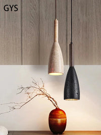 Lustre Suspension LED Grotte de Pierre Jaune Naturel pour Chambre Moderne | Marco Lucetti