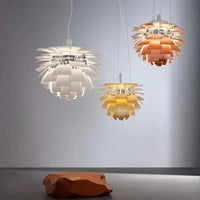 Lustre suspension LED Pinecone par le designer danois Louis | Marco Lucetti