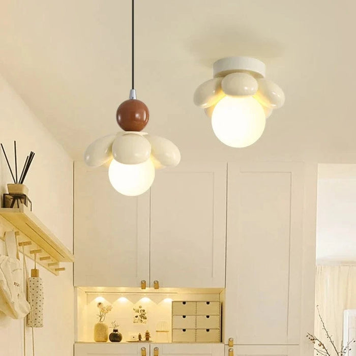 Lustre suspension moderne en forme de fleur pour éclairer votre restaurant | Marco Lucetti