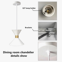 Lustre à tête  pour table à manger au design minimaliste