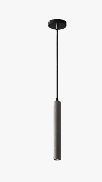 Suspension Tube Terrazzo Industrial Bar Light - Minimalist Single Head