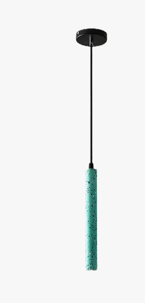 Suspension Tube Terrazzo Industrial Bar Light - Minimalist Single Head