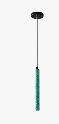 Suspension Tube Terrazzo Industrial Bar Light - Minimalist Single Head