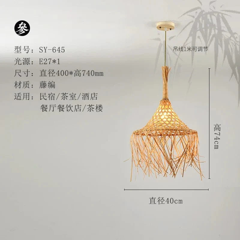 Lustre tissé main nordique japonais. | Marco Lucetti 40x74cm