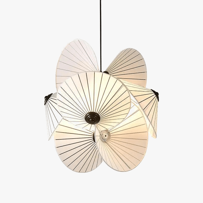 Lustre torsadé blanc design | Marco Lucetti Blanc D460 H600mm / Lumière tricolore