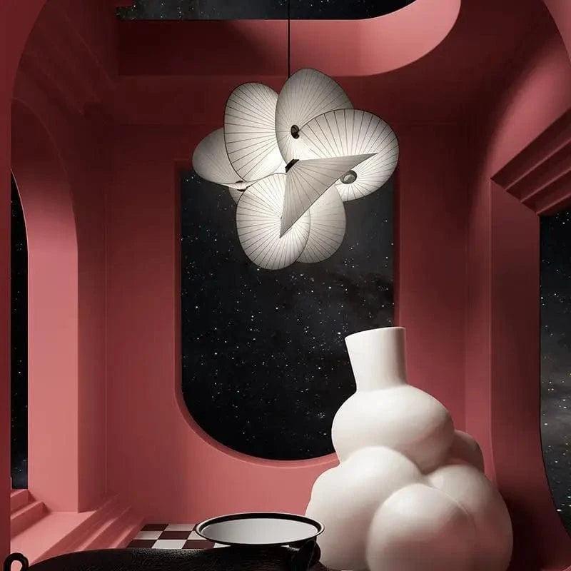 Lustre torsadé blanc design | Marco Lucetti Blanc D460 H600mm / Lumière tricolore