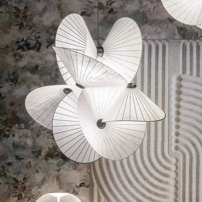 Lustre torsadé blanc design | Marco Lucetti Blanc D460 H600mm / Lumière tricolore