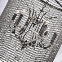 Lustre Traditionnel à Éclairage LED et Cristaux Fumés Luxueux | Marco Lucetti