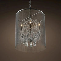 Lustre Traditionnel à Éclairage LED et Cristaux Fumés Luxueux | Marco Lucetti