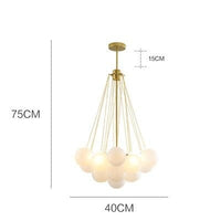 Lustre Triz : Élégance et Modernité | Marco Lucetti Doré - 40cm