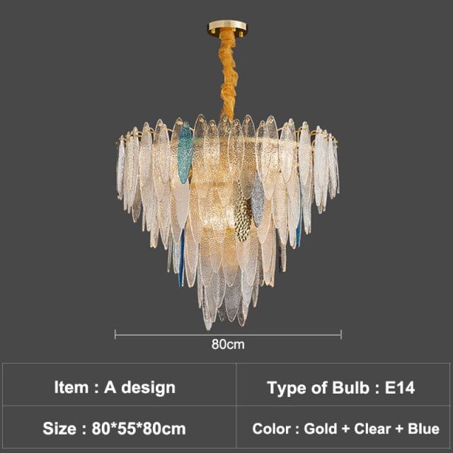 Lustre Valentina Luxury Glass Co. | Marco Lucetti A - 80cm - 4 level B / Chaude