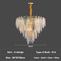 Lustre Valentina Luxury Glass Co. | Marco Lucetti A - 80cm - 4 level B / Chaude