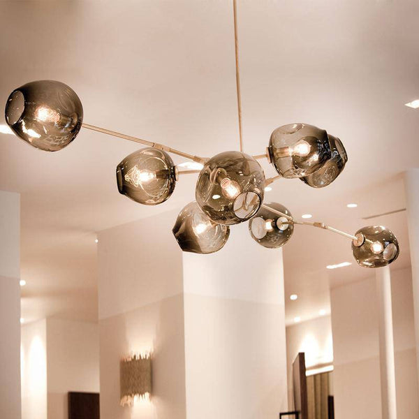Lustre Vintage à plusieurs bras et design unique | Marco Lucetti