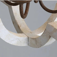 Lustre Vintage en bois massif pour un salon élégant | Marco Lucetti