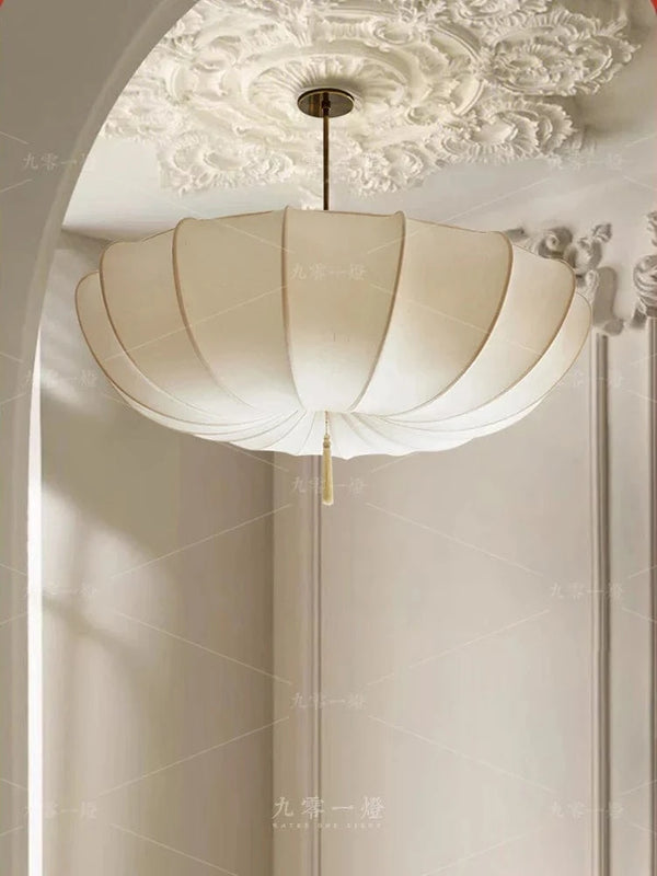 Lustre Vintage en Tissu Européen pour Restaurant Chic | Marco Lucetti