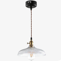 Lustre Vintage en Verre et Doré | Marco Lucetti