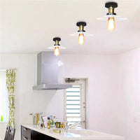 Lustre Vintage Industriel - Plafonnier Rétro Américain - Éclairage Grenier Vintage | Marco Lucetti