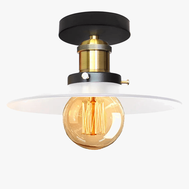 Lustre Vintage Industriel - Plafonnier Rétro Américain - Éclairage Grenier Vintage | Marco Lucetti